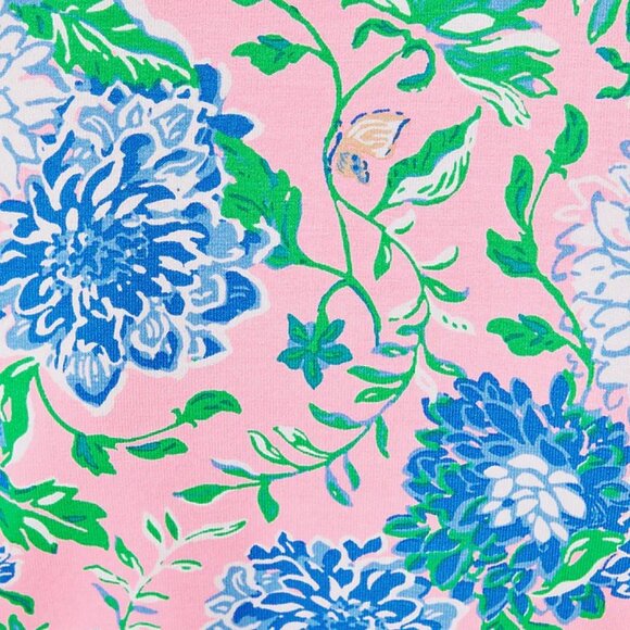 Lilly Pulitzer Blue Floral Jumpsuit with Ruffle Details size small - Picture 7 of 9